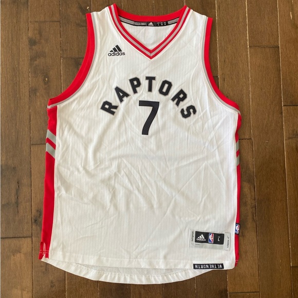 Raptors NBA Lowry Jersey Adidas Sport Tank Top Size Large - Picture 1 of 9